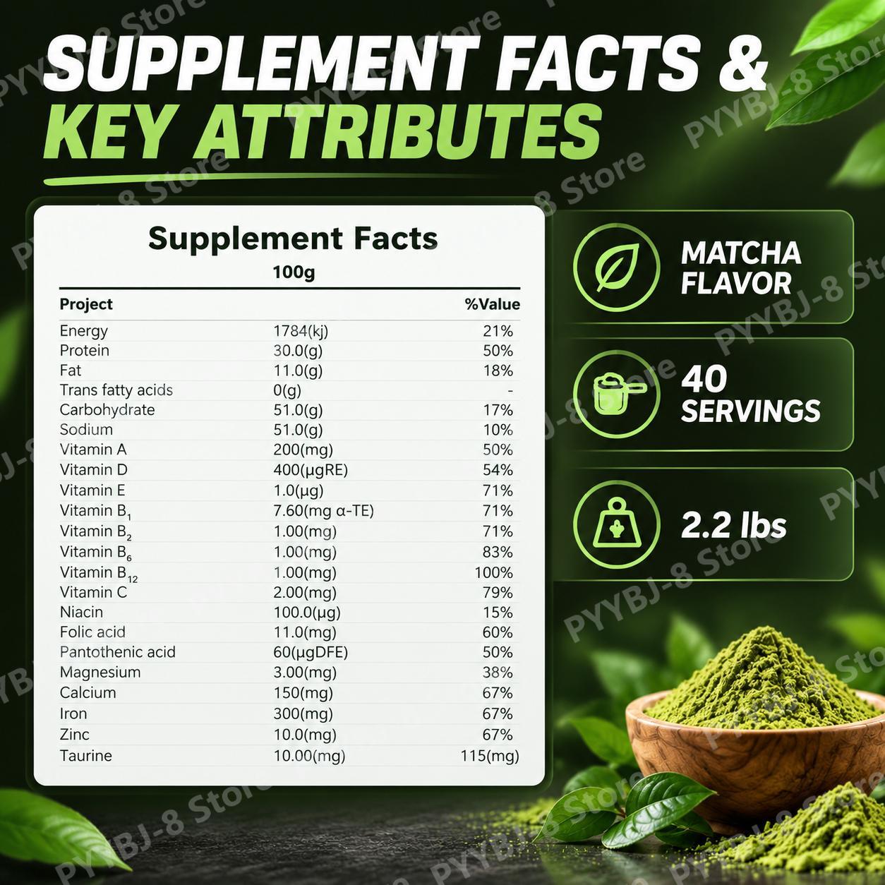 Matcha Flavor Whey Protein Pow - Fitness Nutrition Whey Protein review and price