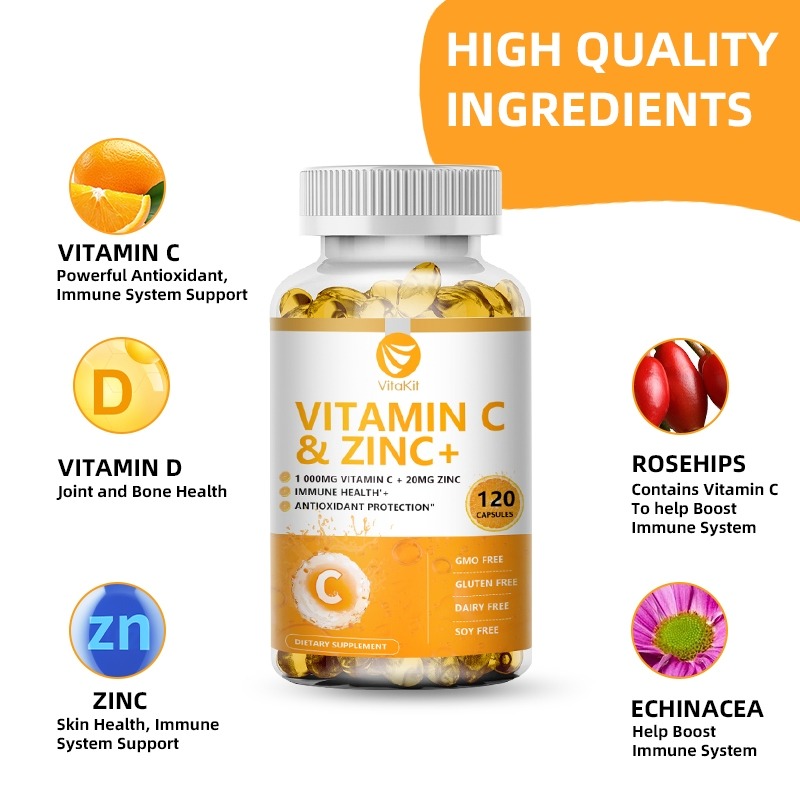 Vitakit Vitamin C 1000mg with  - Zinc Supplement 50Mg review and price