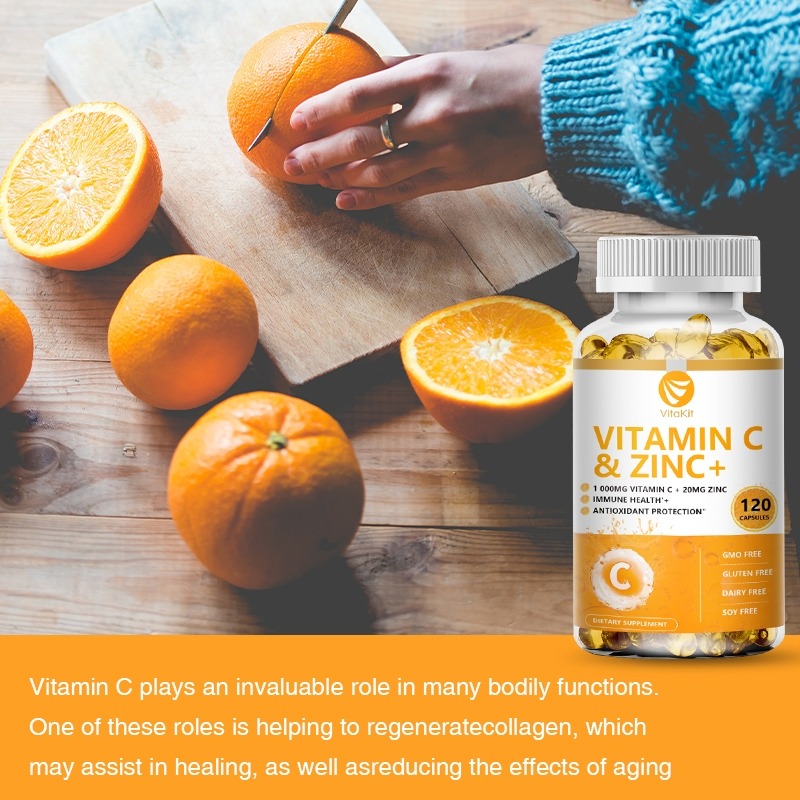 Vitakit Vitamin C 1000mg with  - Zinc Supplement 50Mg review and price