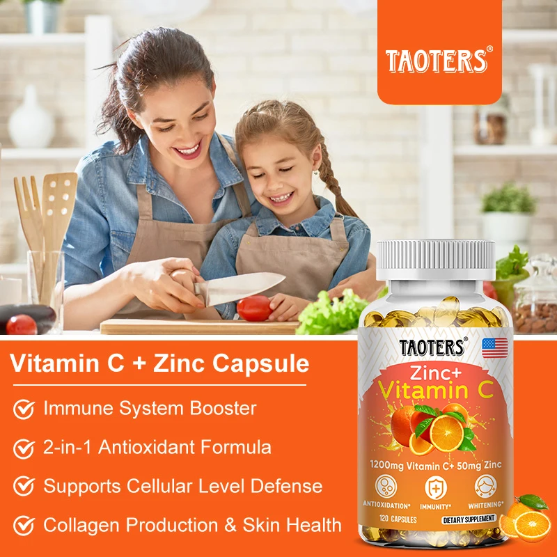 Vitamin C 1200mg with Zinc 50m - Zinc Supplement 50Mg review and price