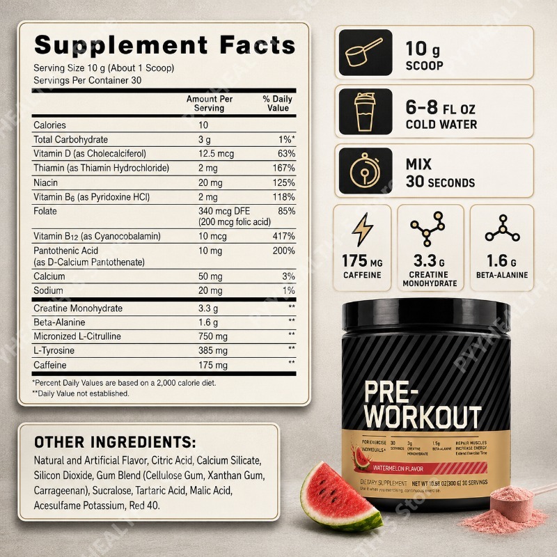 Pre Workout Powder with Creati - Creatine Monohydrate Powder review and price