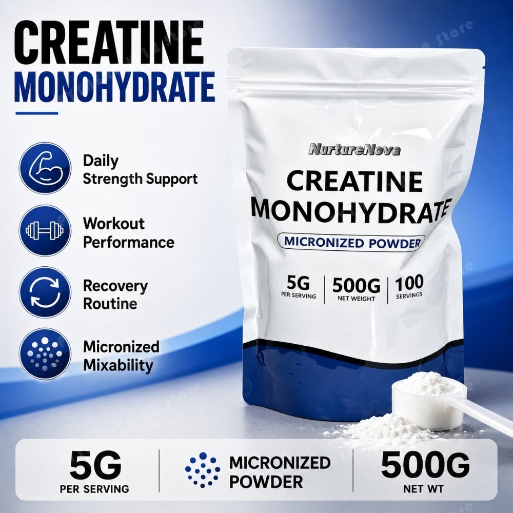 NurtureNova Micronized Creatin - Creatine Monohydrate Powder review and price